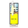 奥智ハイツ 1Kの間取り