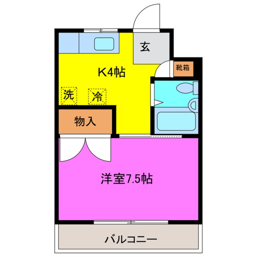 間取図 若林グリーンハイツ