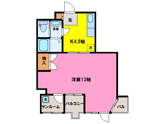間取り図 リズエールウエスト