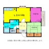 フレグランス南台 2LDKの間取り