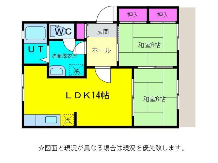 間取図 フレグランス南台