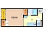 飛鳥ハイム 1Kの間取り