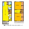 クローバースター 2LDKの間取り