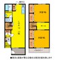クローバースター 2LDKの間取り