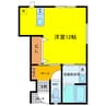アクア五福6区 1Rの間取り