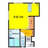アクア五福6区 1Rの間取り