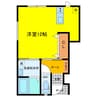 アクア五福6区 1Rの間取り