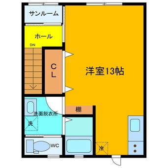 間取図 アクア五福6区