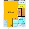 アクア五福6区 1Rの間取り