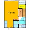 アクア五福6区 1Rの間取り
