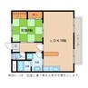 ハイツ太郎坊 1LDKの間取り
