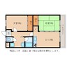 メゾンド・パストラール 2DKの間取り