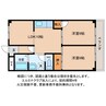 ウイング八日市 2LDKの間取り