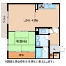 日光ハイツ八日市壱番館 1LDKの間取り