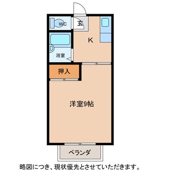 間取図 コーポ幸