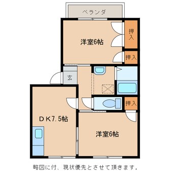 間取図 ツインハイツオーク