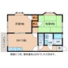 小森ハイツ 2DKの間取り