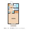 フローラルヤングハイツ 1Kの間取り