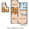メリーディエース 2LDKの間取り