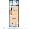 幸荘 2Kの間取り