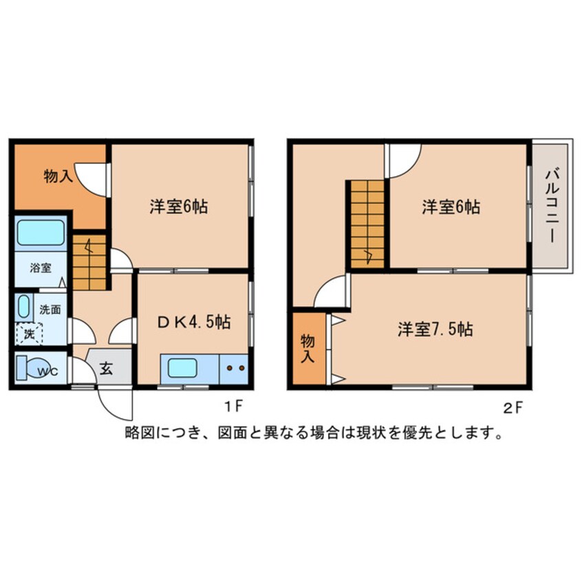 間取図 コーポ古谷