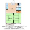 ハイツアカツキ 2DKの間取り