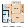 コミール小脇 2Kの間取り