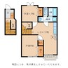 ラルジュ 2LDKの間取り
