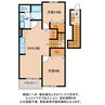 アルモニー メゾンⅠ 2DKの間取り