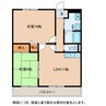 Chez-soi TATSUMI 2LDKの間取り