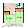 メゾンＦ＆Ｏ 2DKの間取り