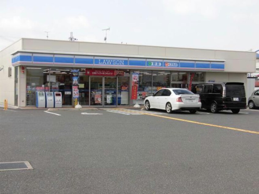 ローソン東近江東沖野三丁目店(コンビニ)まで1111m セゾンフルール