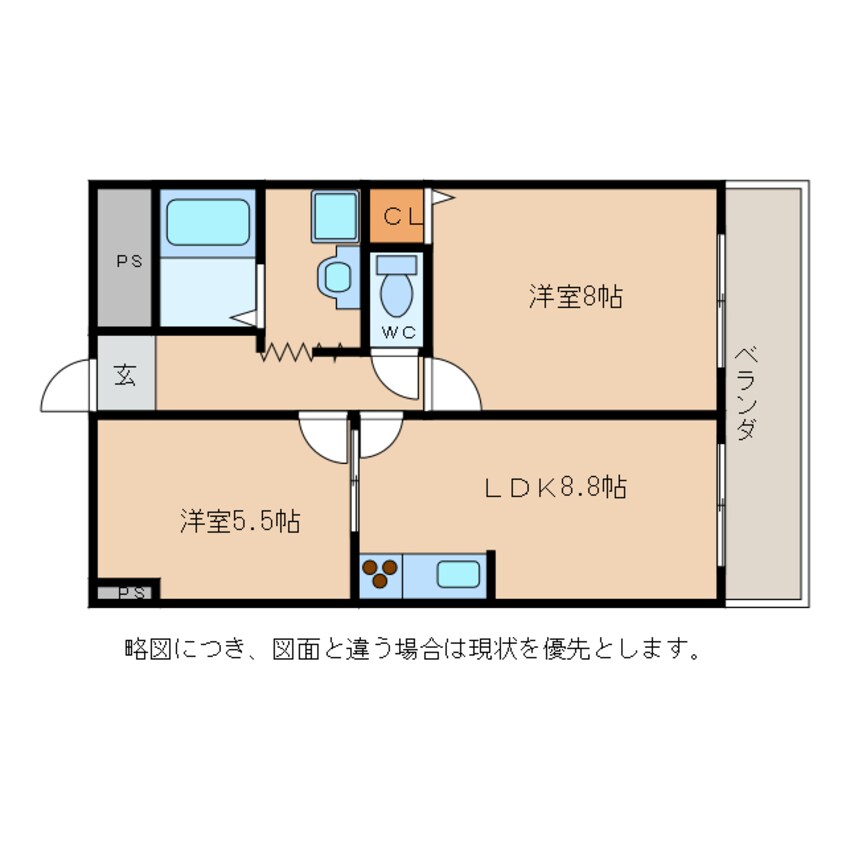 間取図 ハイツエクセルⅤ番館