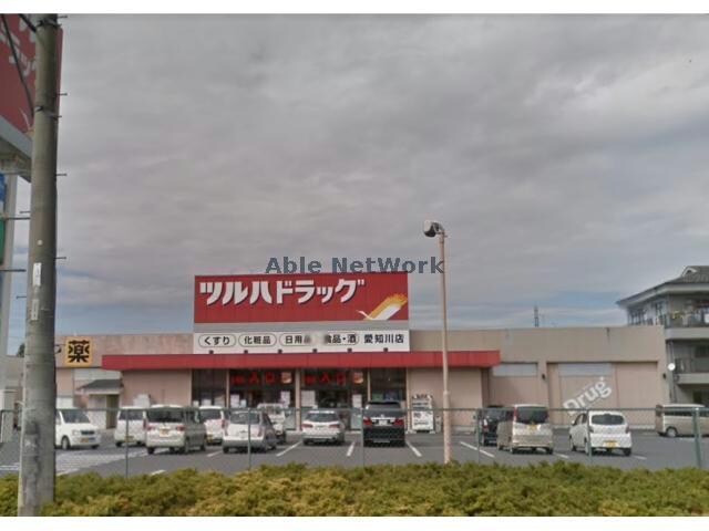 ツルハドラッグ愛知川店(ドラッグストア)まで677m ハイツエクセルⅤ番館