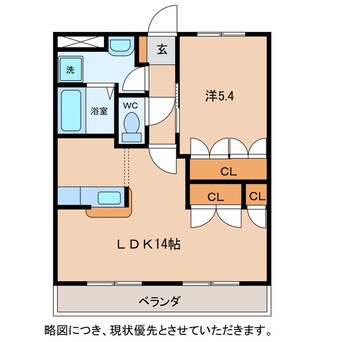 間取図 エスポワール（愛荘町）