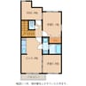 ファインラック 2DK+Sの間取り