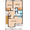 ジョイフルメゾン 2LDKの間取り