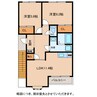 ジョイフルメゾン 2LDKの間取り