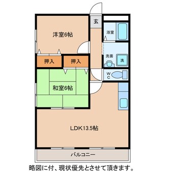 間取図 エスポワール（近江八幡）