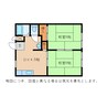 いづみニューハイツ 2DKの間取り
