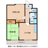 パルティールⅠ番館 2DKの間取り