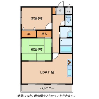 間取図 メゾンキャピトル