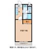ハイツユウリ 1Kの間取り