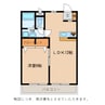 ハイツユウリ 1LDKの間取り