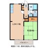 メゾン・パレビラージュ 1LDKの間取り