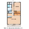 エクシブⅡ番館 1LDKの間取り