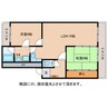 ハイツエクセルⅡ番館 2LDKの間取り