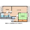 ハイツエクセルⅡ番館 2LDKの間取り