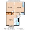 メゾンフレンズ 2DKの間取り