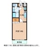 シャトーグリーンⅡ 1Kの間取り